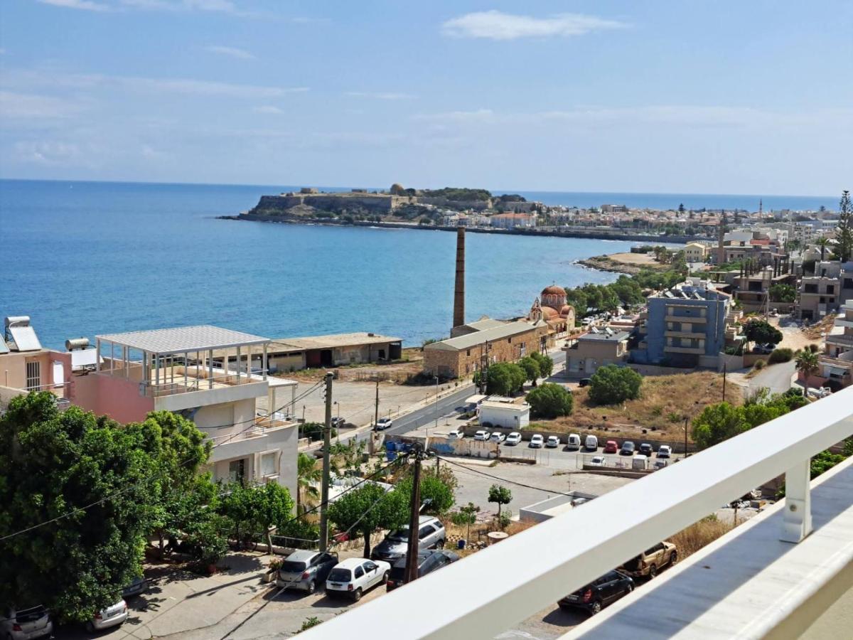 Seaview Flora'S Luxury Apartment-300Meters From The Beach Rethymno  Exterior photo