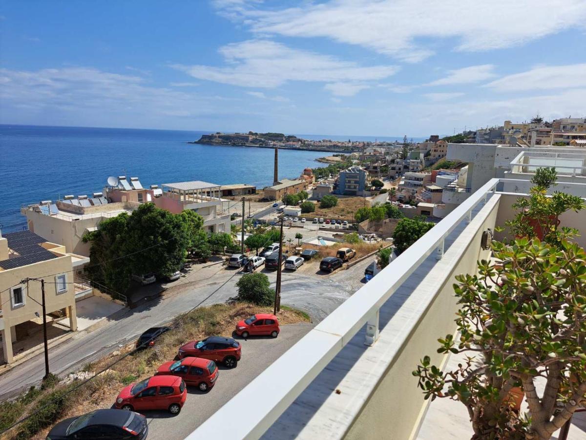Seaview Flora'S Luxury Apartment-300Meters From The Beach Rethymno  Exterior photo